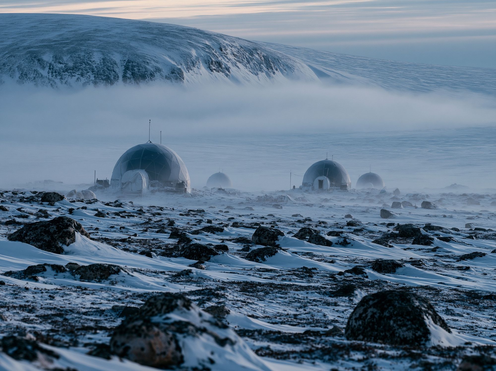 Arctic Research Station Photography Poster. poster detail