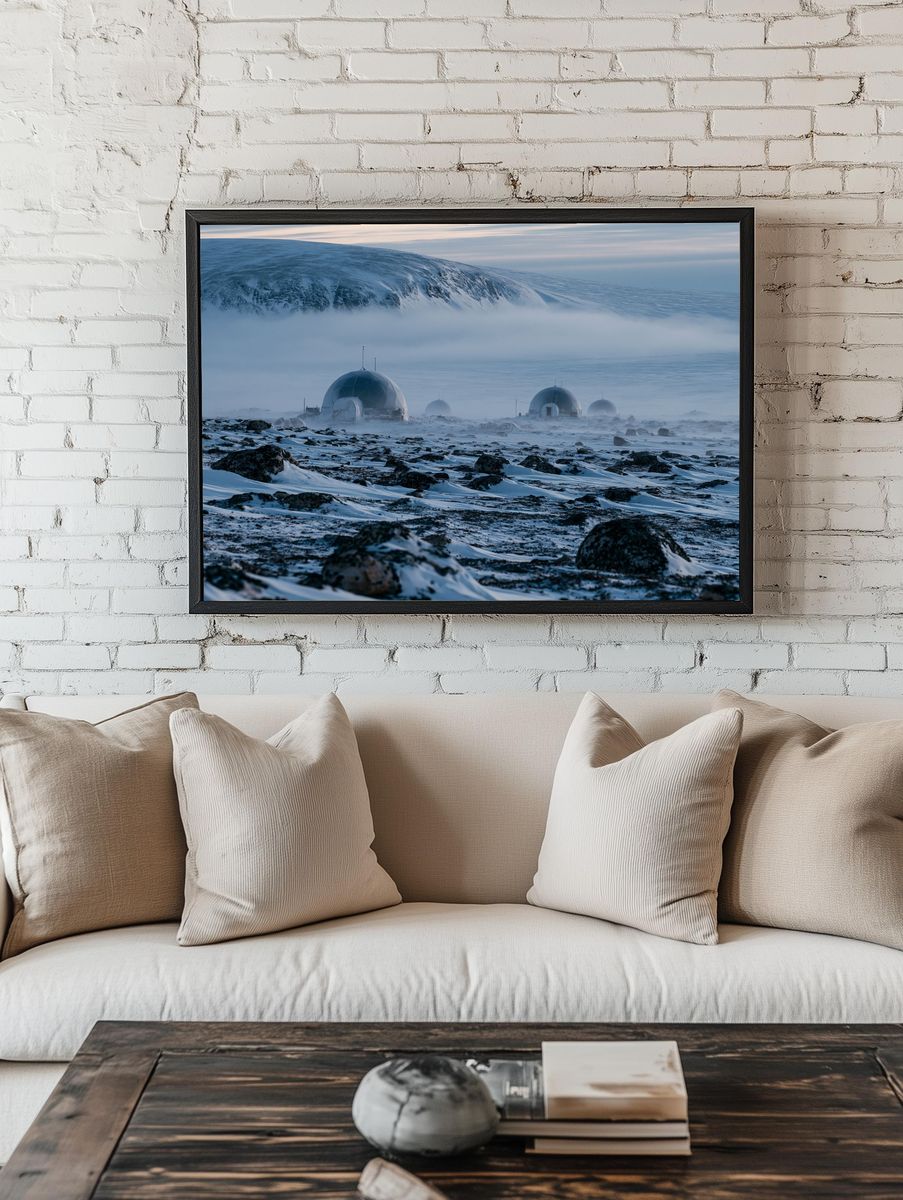 Arctic Research Station Photography Poster. — room view 1