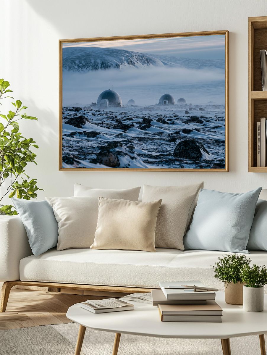 Arctic Research Station Photography Poster. — room view 2