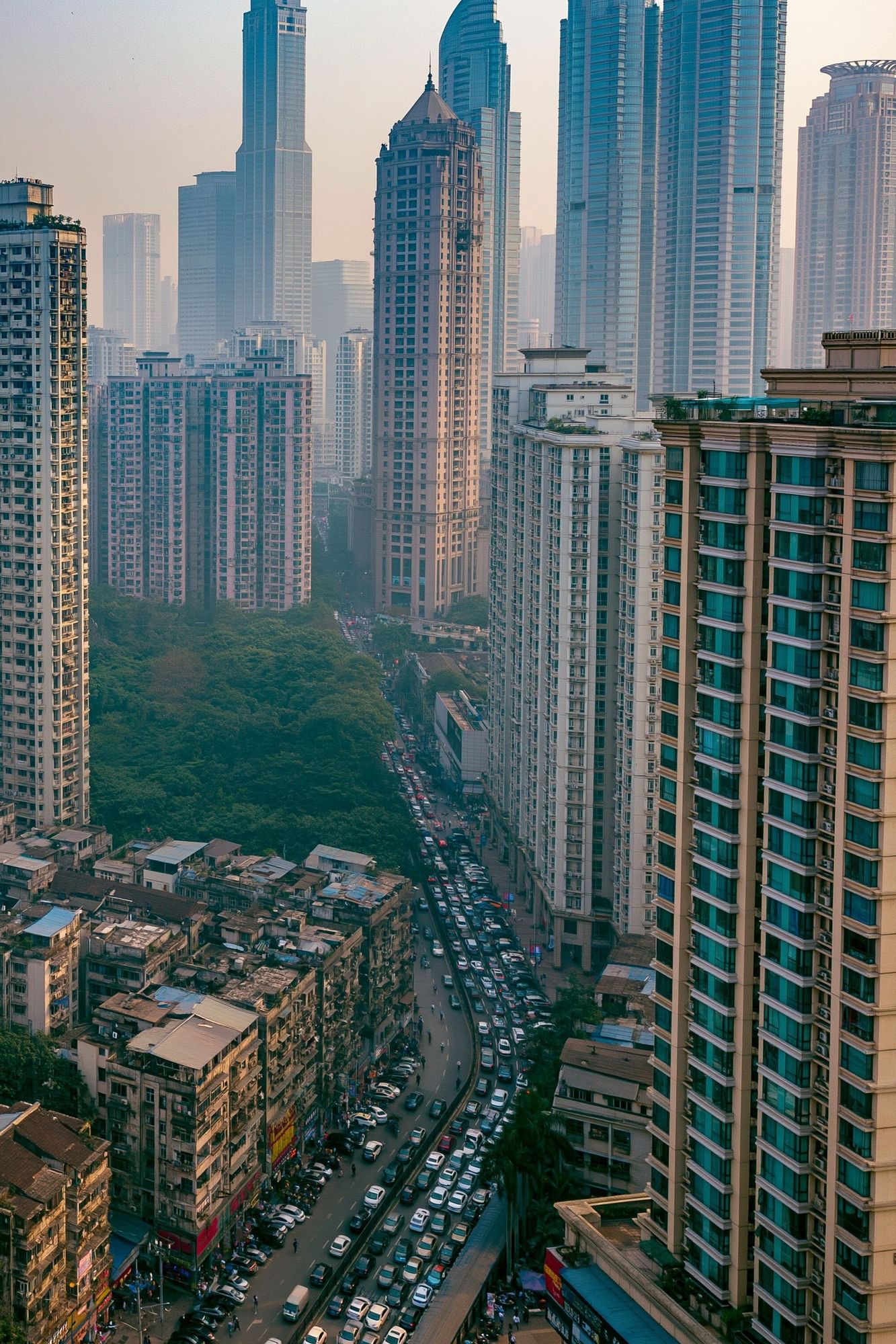 Urban Skyline Cityscape Photography Poster. poster — architecture art