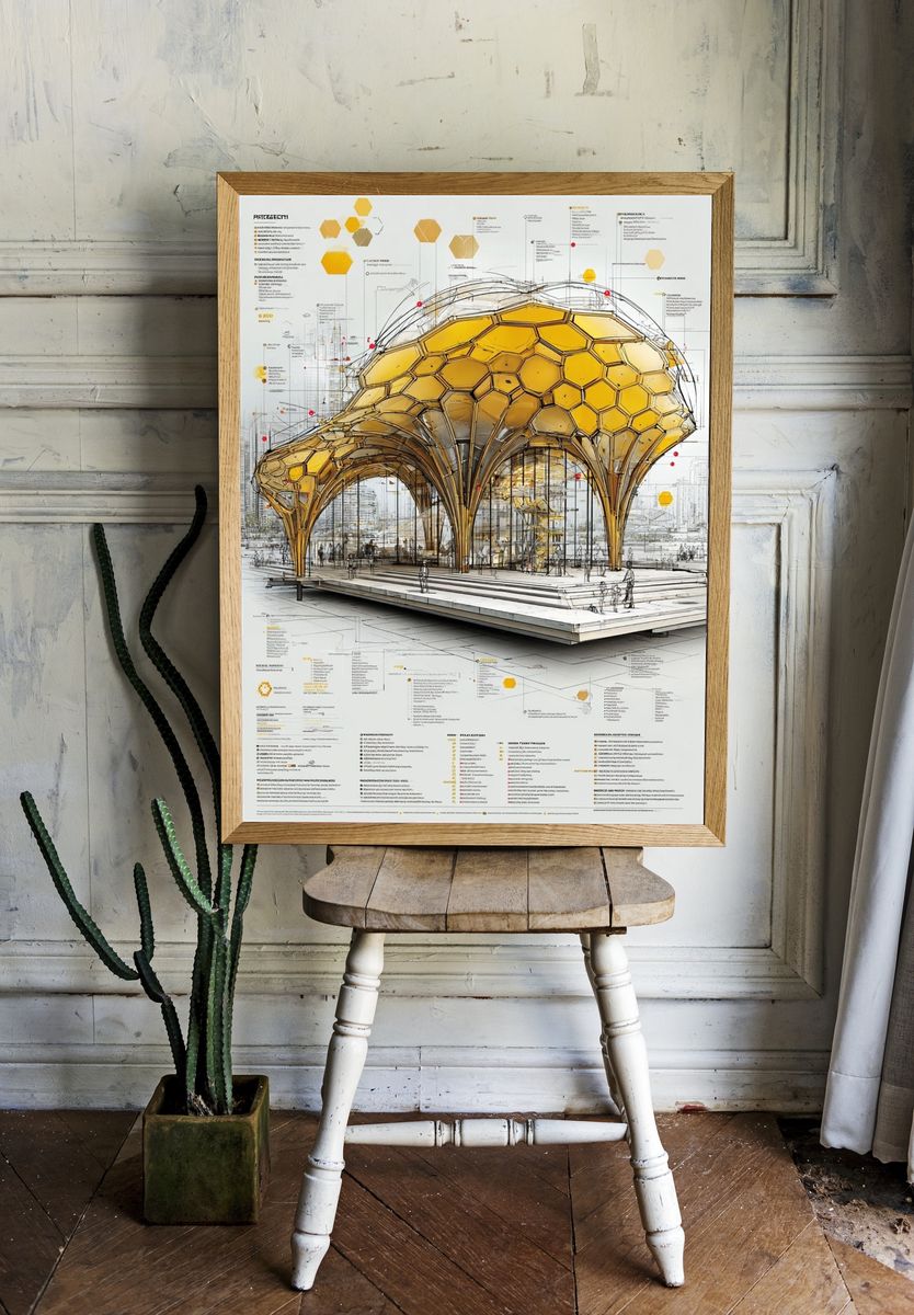 Architectural Concept — Modern Print. — room view 1