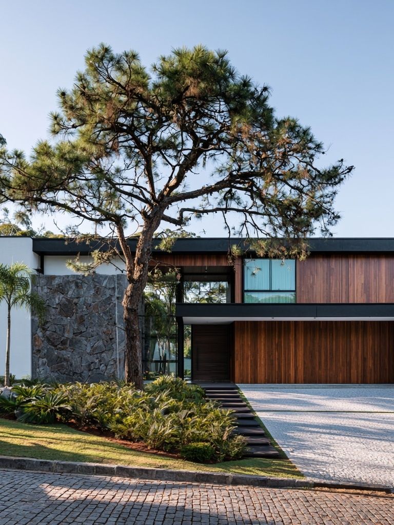 Modern House Exterior Photography Poster. poster — architecture art