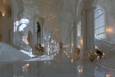 Grand Marble Hall Interior Print. poster