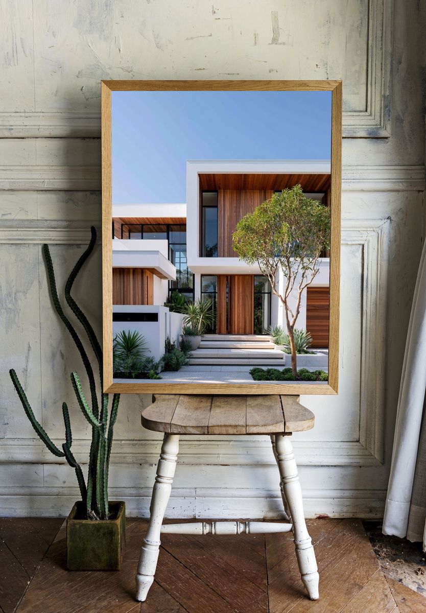 Modern Luxury House Photography Poster. room preview