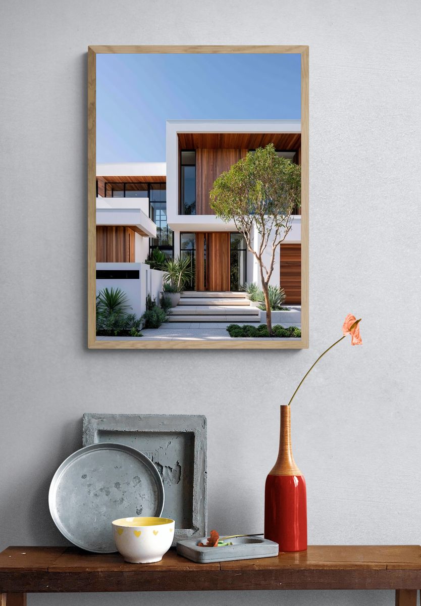 Modern Luxury House Photography Poster. — room view 3