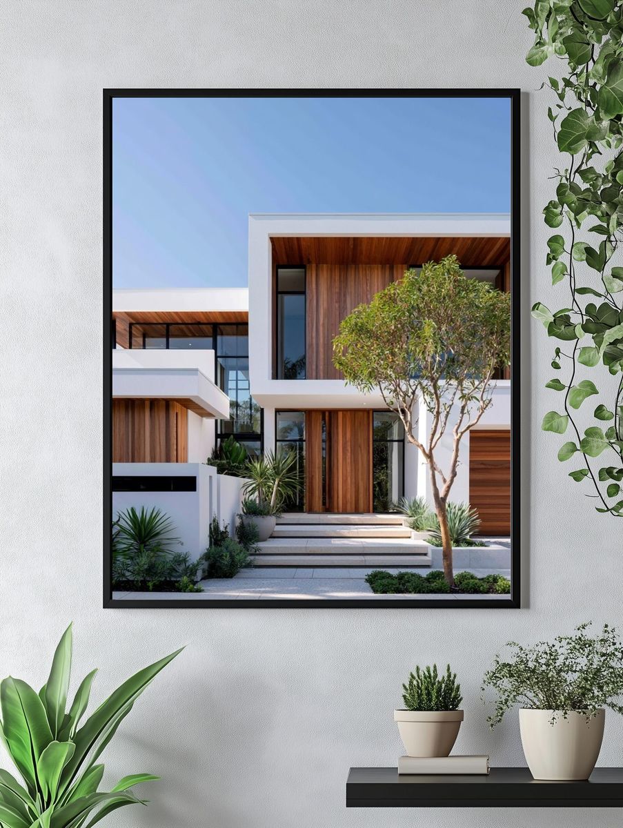 Modern Luxury House Photography Poster. — room view 4