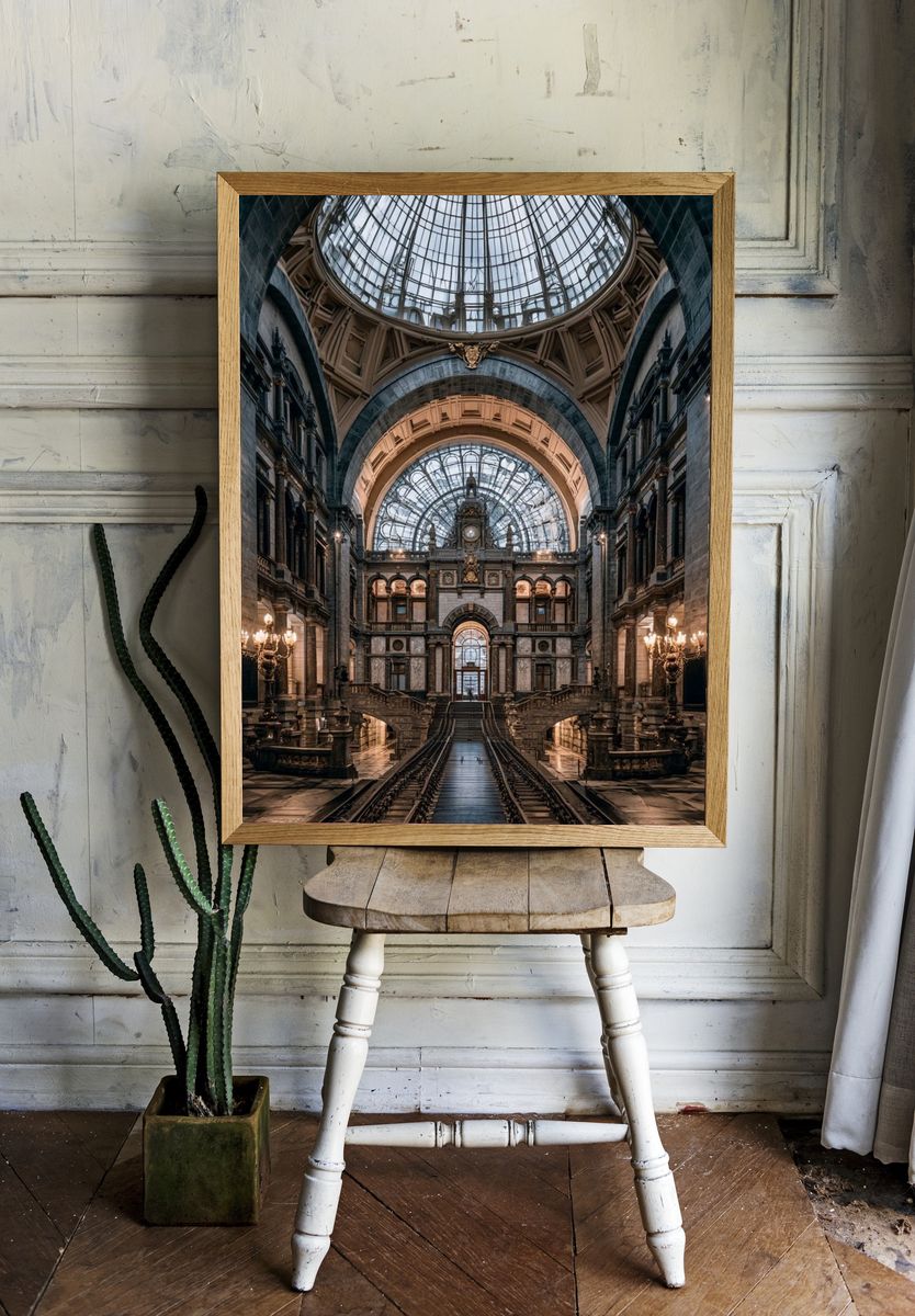 Grand Palace Hall Architecture Poster. — room view 1