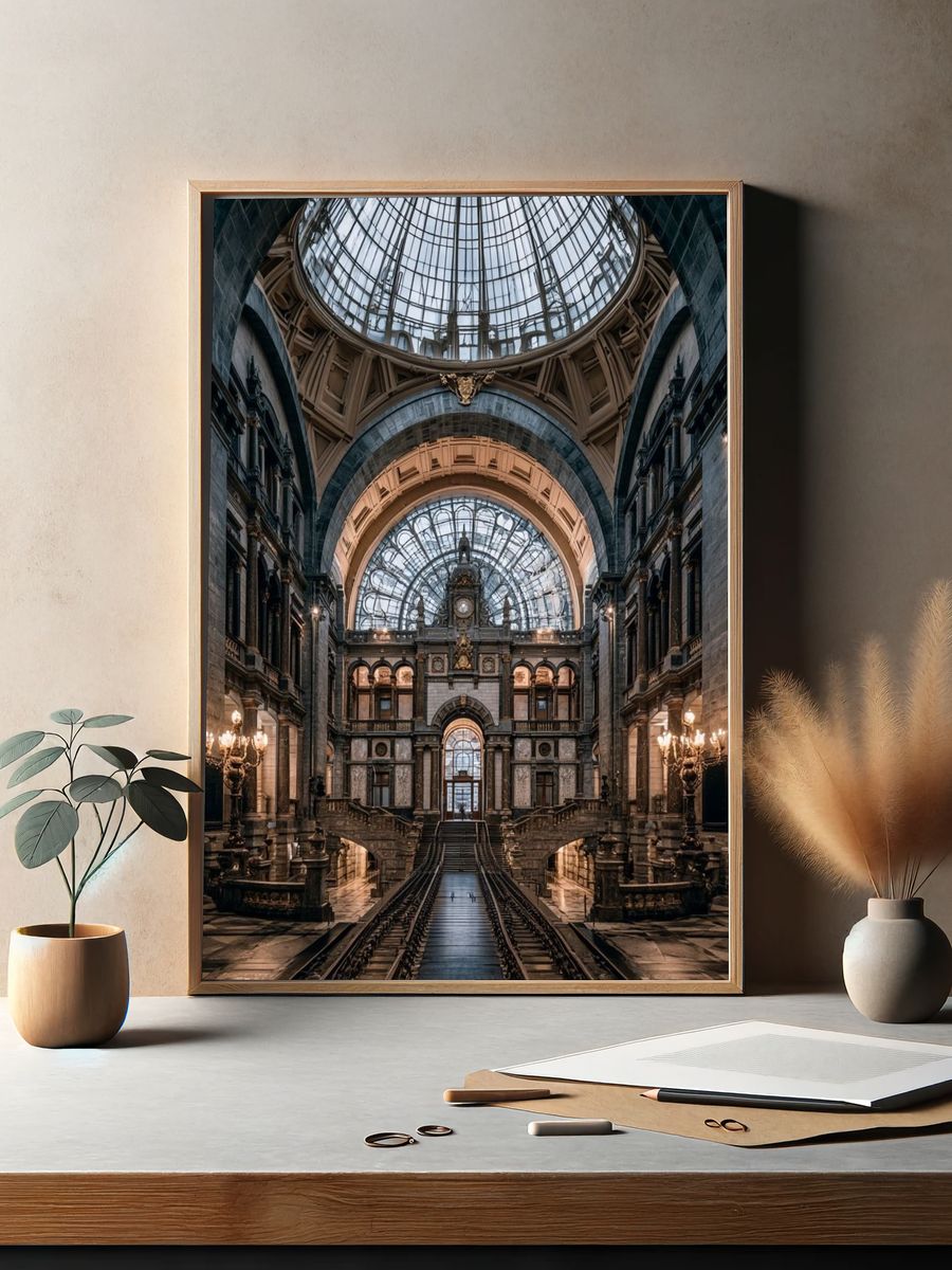 Grand Palace Hall Architecture Poster. — room view 2