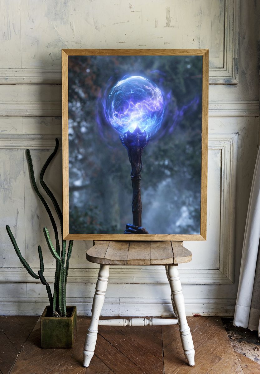 Arcane Orb Fantasy Print room preview