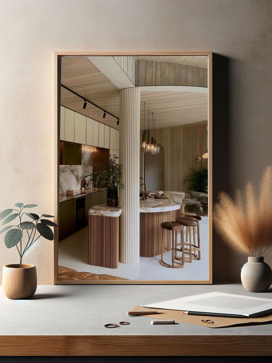 Modern Luxury Kitchen Interior Print. — room view 2