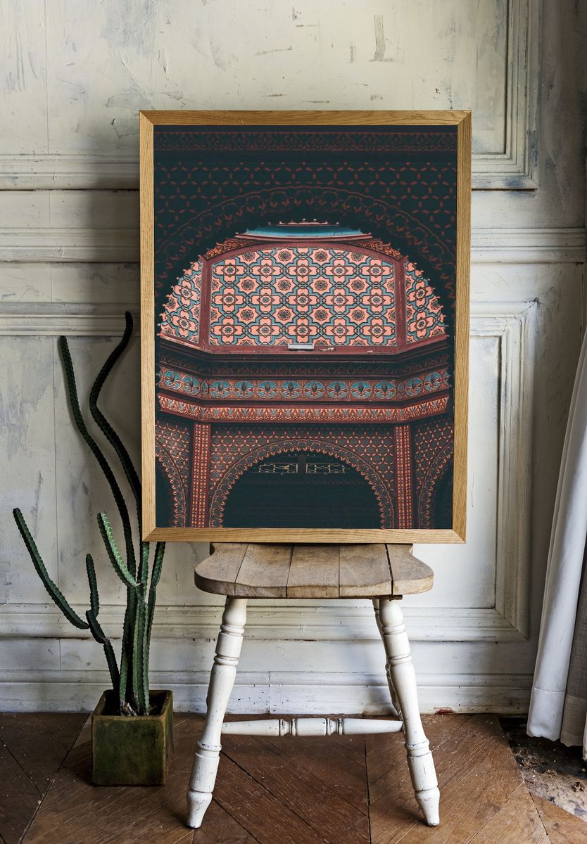 Ornate Architectural Details — Fine Art Print. — room view 1