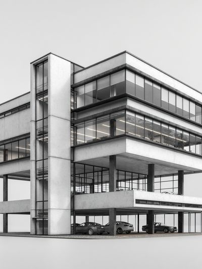 Modernist Building Photography Poster.