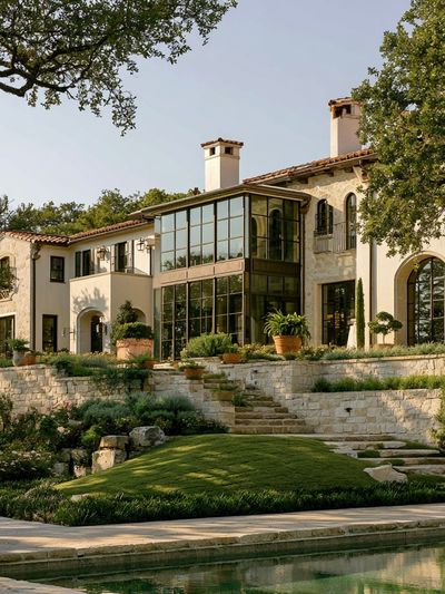 Tuscan Villa Garden Poster. poster