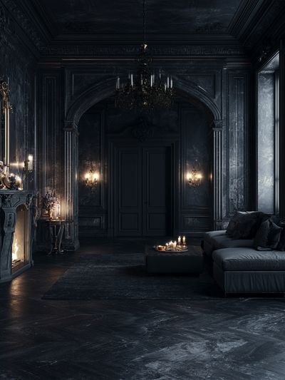 Gothic Noir Interior Poster. poster