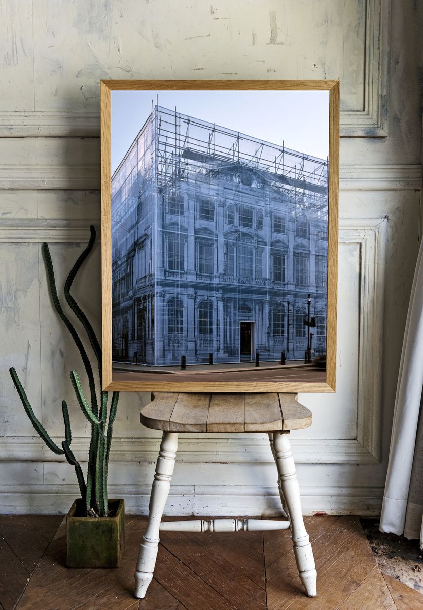 Wrapped Building Facade Photography Print. — room view 1