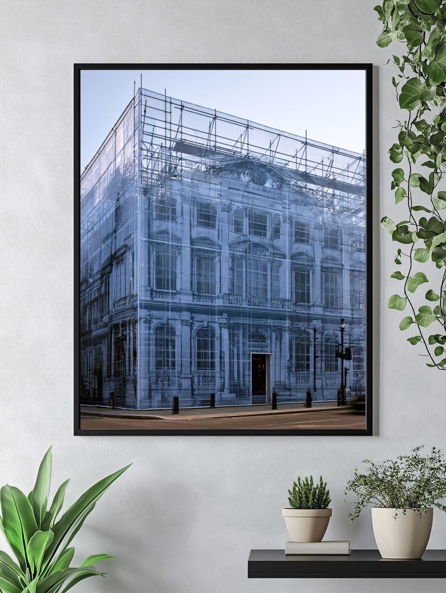 Wrapped Building Facade Photography Print. — room view 4