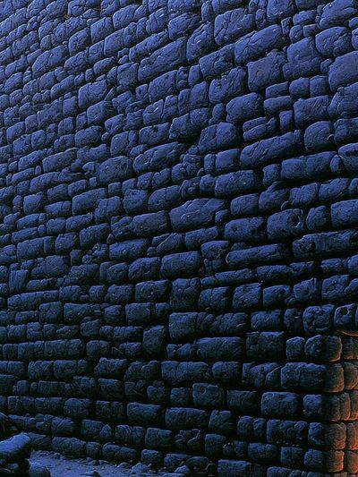 Stone Wall Firelight Poster. poster