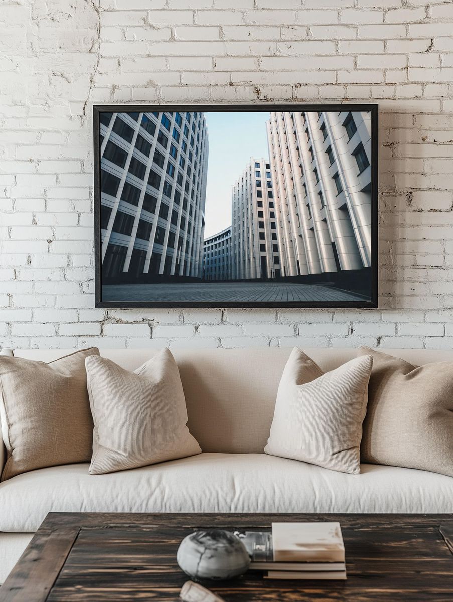Modern Architecture — Photography Print. — room view 1