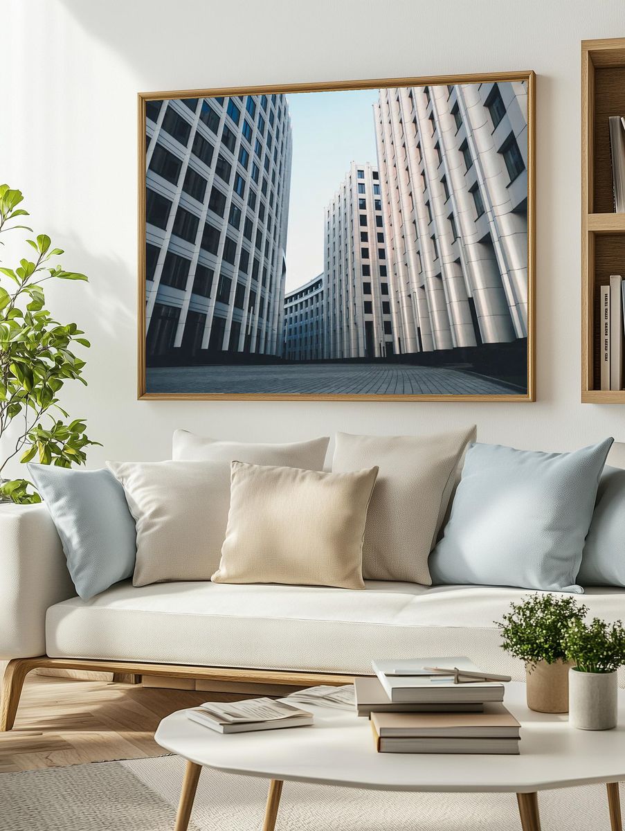 Modern Architecture — Photography Print. — room view 2