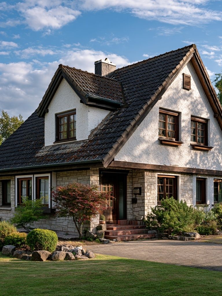 Charming Cottage House Photography Poster. poster detail