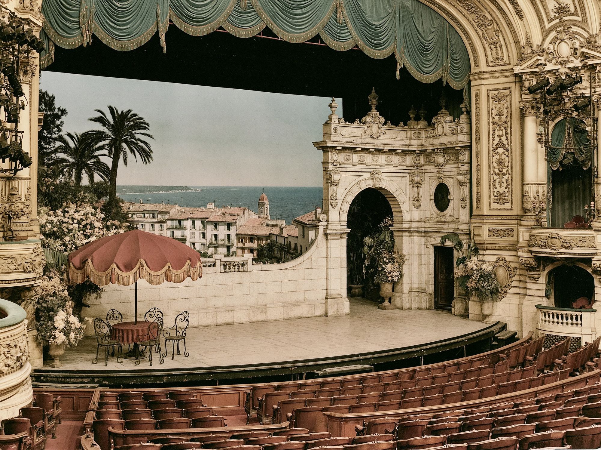 Mediterranean Opera House Interior Print. poster detail