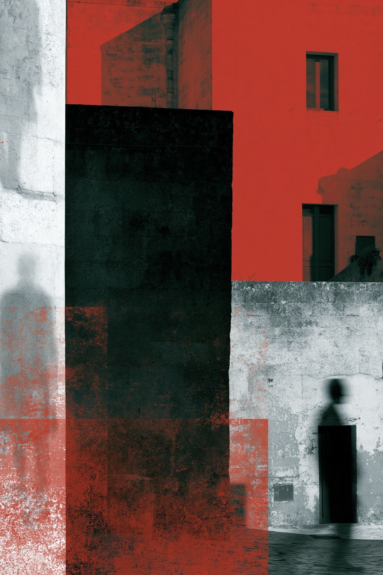 Urban Facade Collage Poster. poster detail