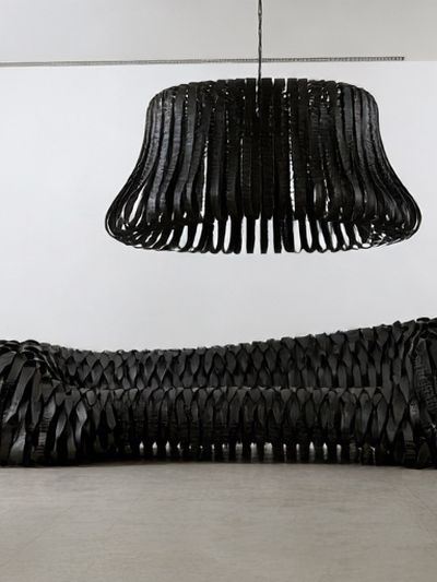 Black Sculptural Interior Poster.