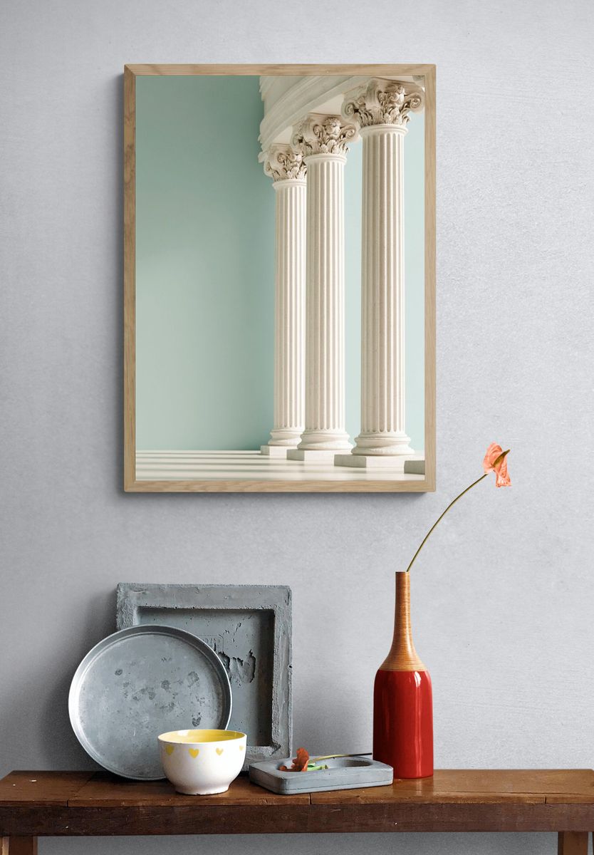 Classical Columns Interior Poster. — room view 3