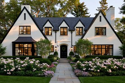 Elegant Tudor Home Photography Poster.