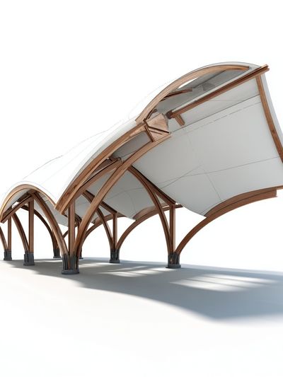 Organic Pavilion Architecture Print.