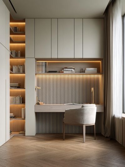 Modern Home Office Interior Print.