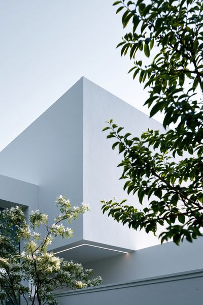 Modern Courtyard Architecture Print.