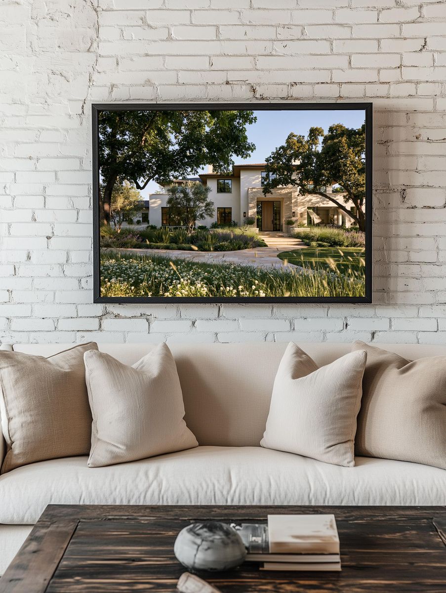 Modern Luxury House Photography Poster. room preview