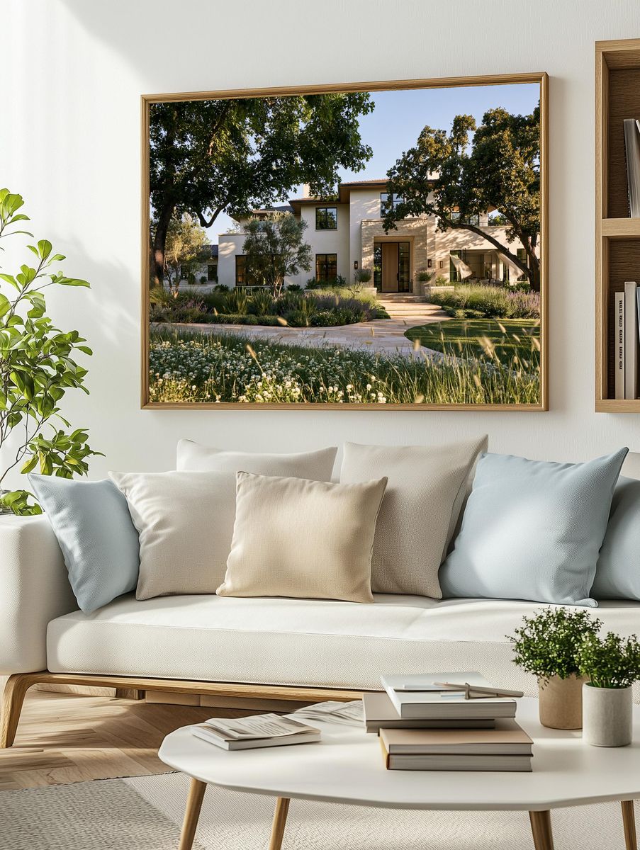 Modern Luxury House Photography Poster. — room view 2
