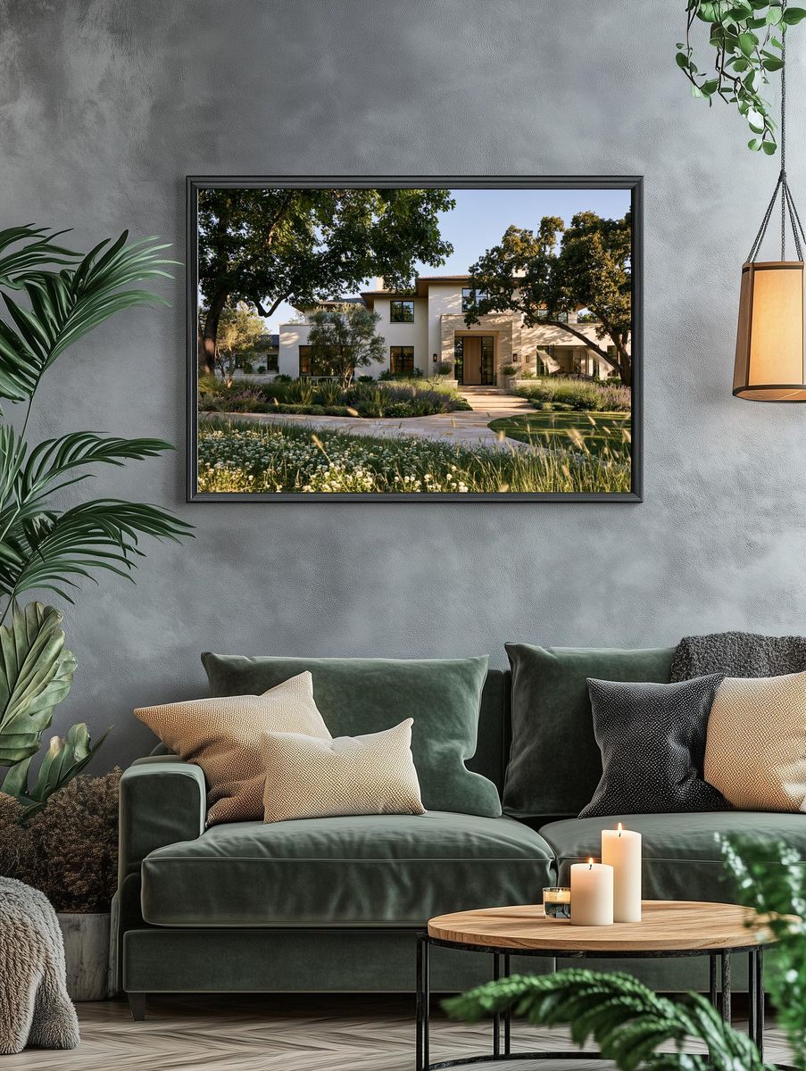 Modern Luxury House Photography Poster. — room view 4