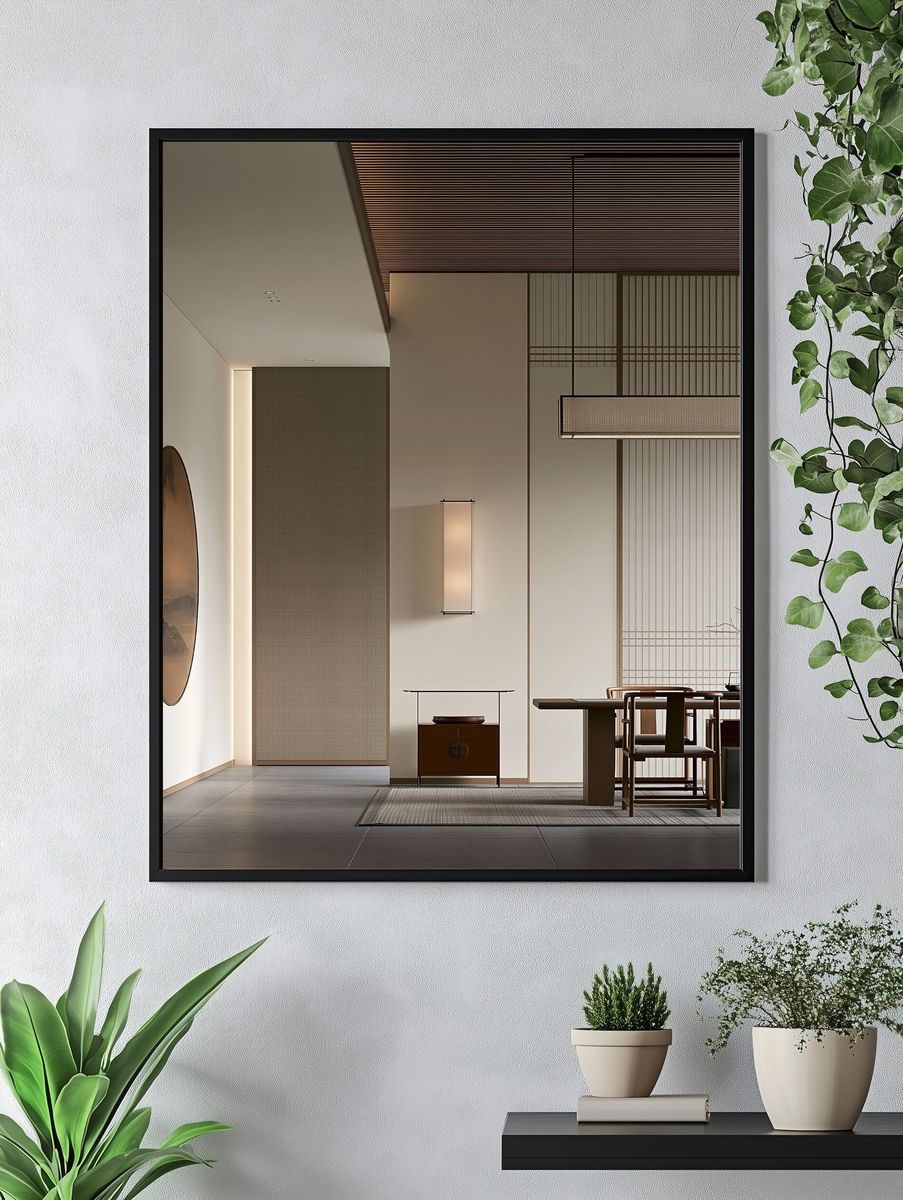 Japandi Dining Room Interior Print. — room view 4