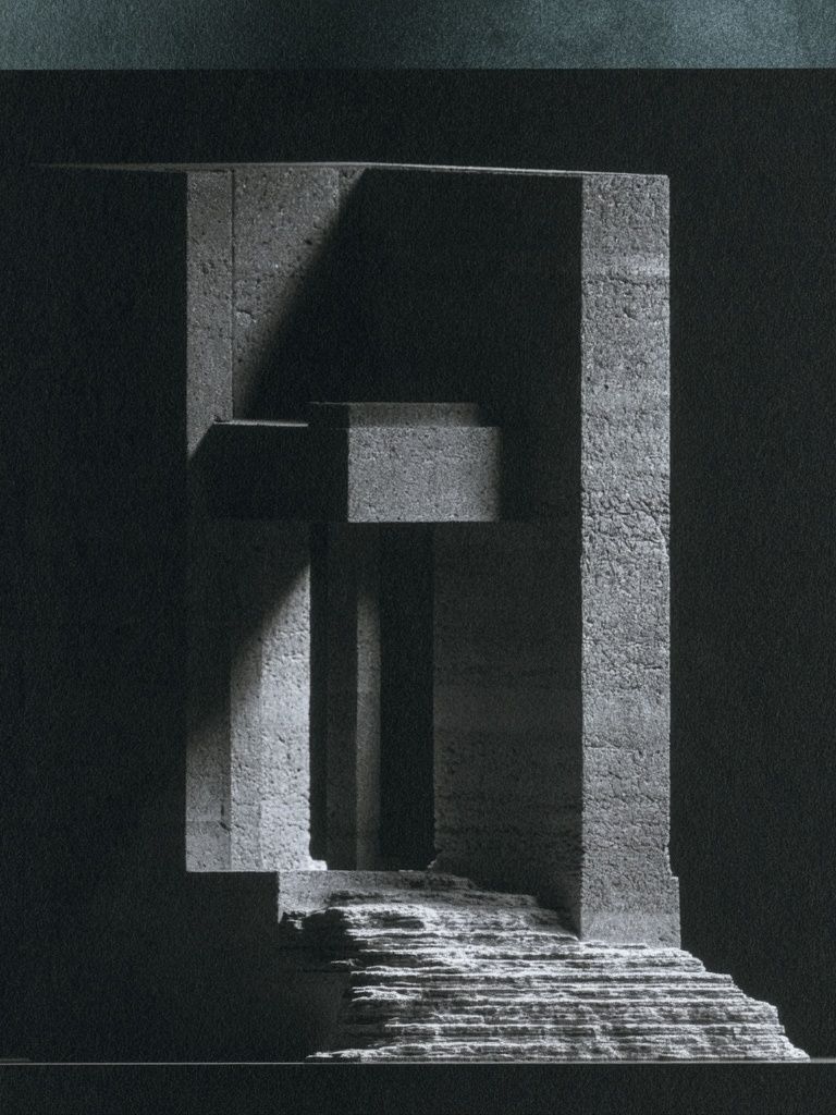 Monolithic Stone Passage Poster. poster detail