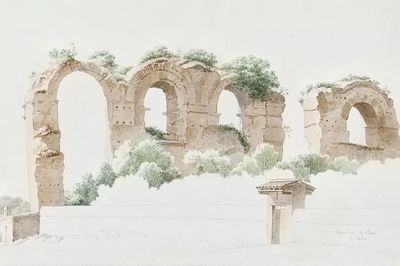 Part Aqueduct Rome (ca. 1809–1812). poster