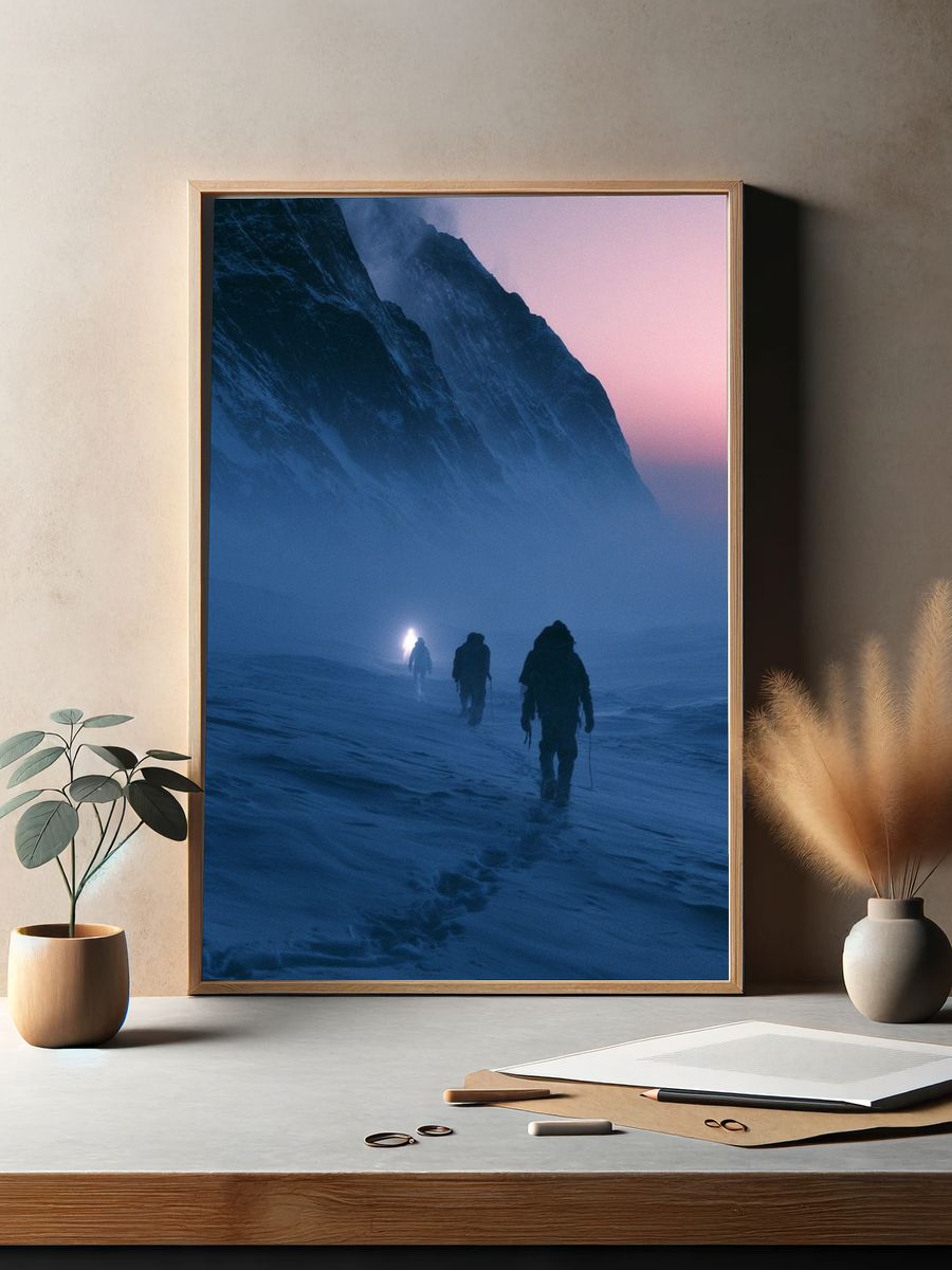 Arctic Expedition Photography Poster. — room view 2