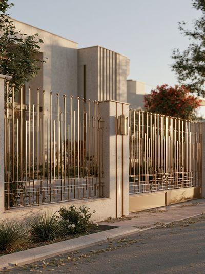 Modern Villa Facade Photography Poster.
