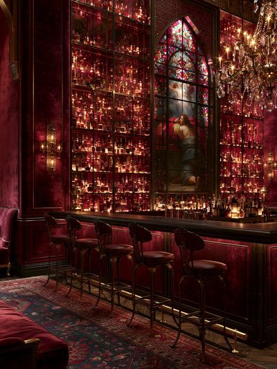 Velvet Baroque Lounge Poster. poster