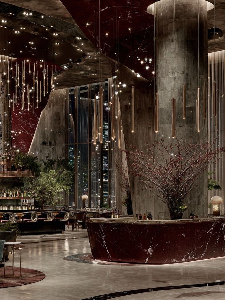 Luxury Hotel Lobby Photography Poster. poster detail