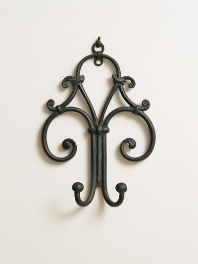 Wrought Iron Wall Hook Poster.