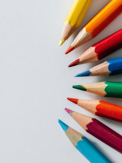 Colorful Pencils — Illustration Print. poster