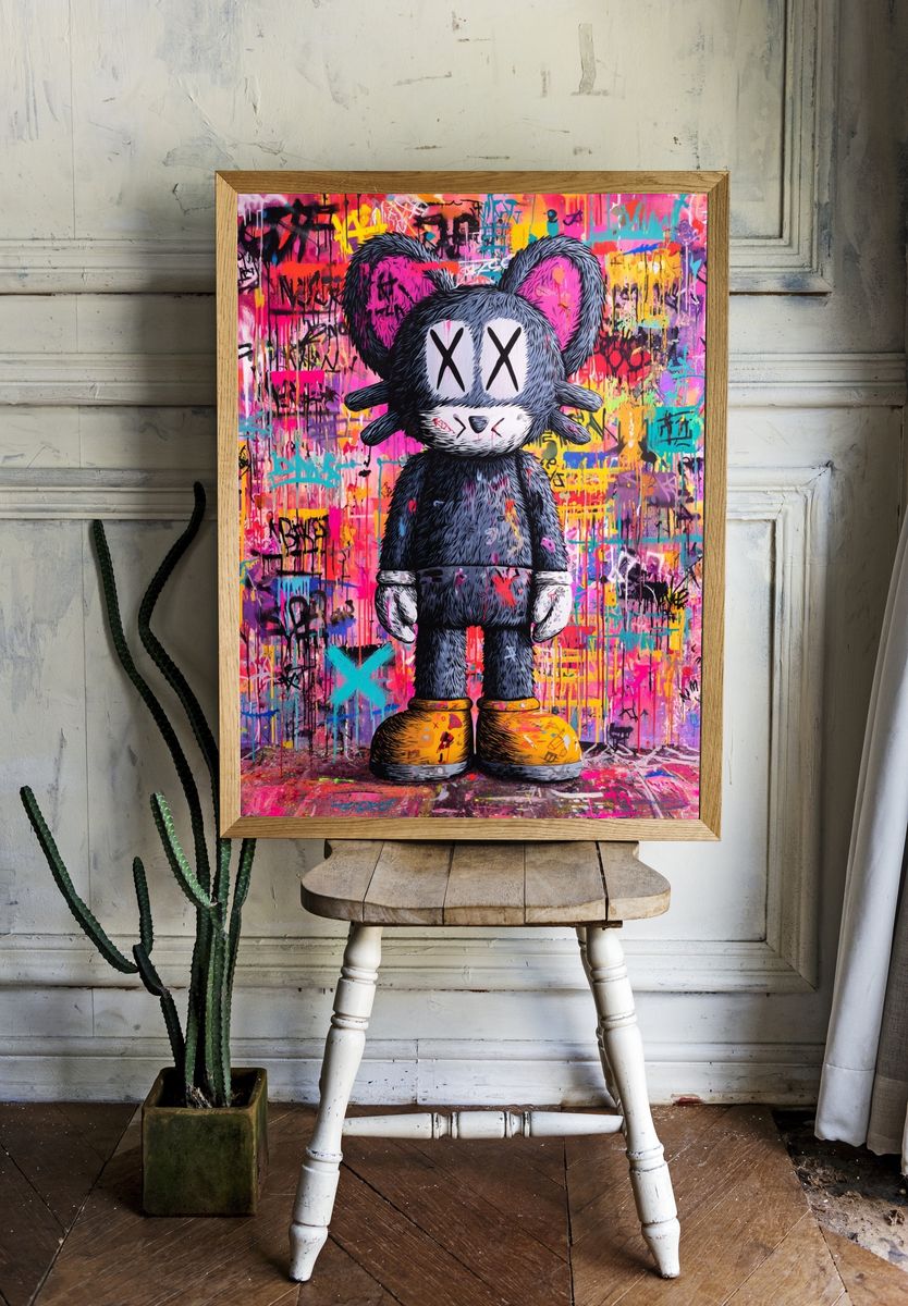 Street Art Character — Illustration Print room preview