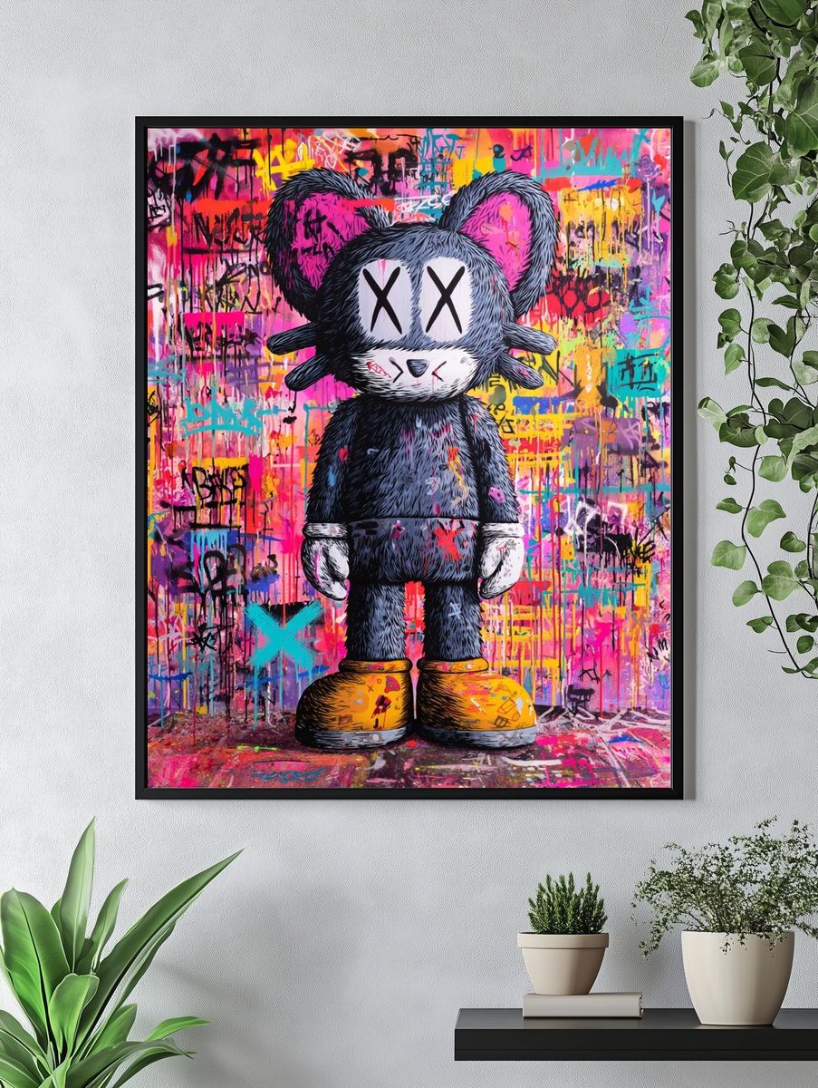 Street Art Character — Illustration Print. — room view 4