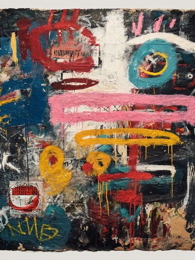 Abstract Expressionist Art Poster. poster print