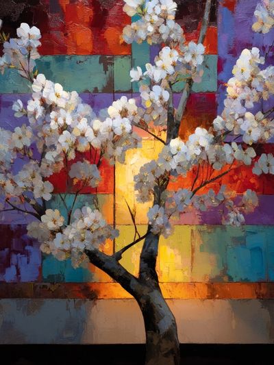 Blossoming Tree — Fine Art Print. poster print