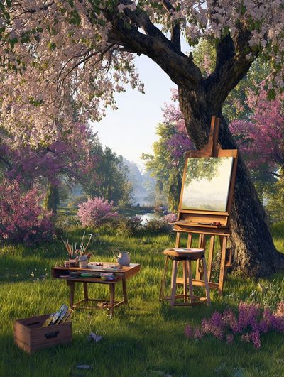 Artistic Retreat — Nature Print. poster