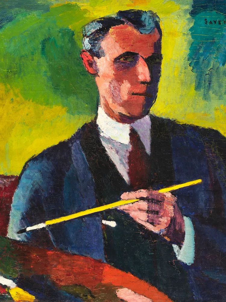 Self-Portrait — Expressionism Print. poster detail